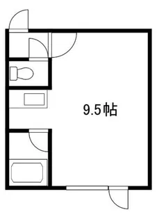 瀬比亜館北14条【203号室】の間取り
