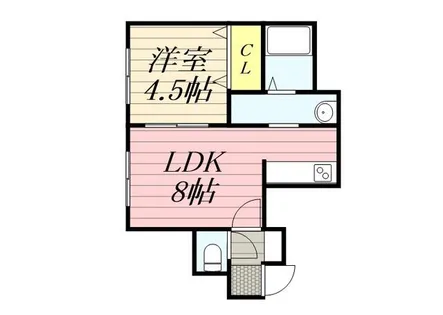 パンセ24【0203号室】の間取り