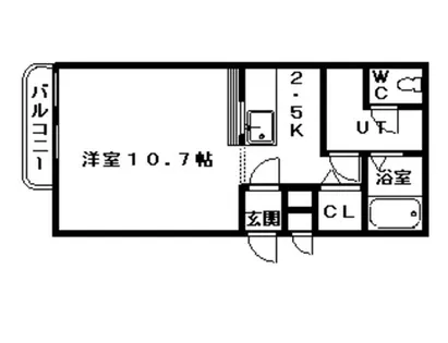 グランバリュー白石【206号室】の間取り