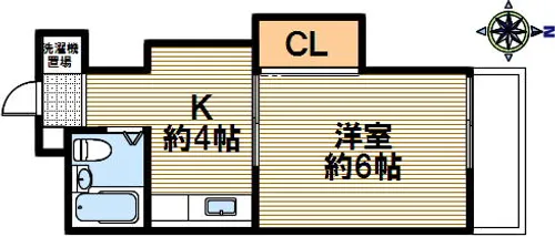 アドニス春日野【302号室】の間取り
