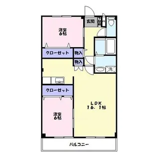 ファーストコンフォート【1階】の間取り