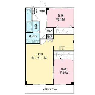 ファーストコンフォート【101号室】の間取り