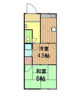 兵庫県神戸市兵庫区五宮町【アパート】の間取り