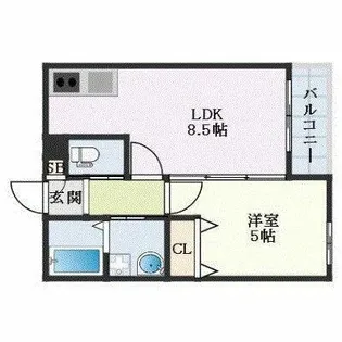 PHOENIX香椎駅前【203号室】の間取り