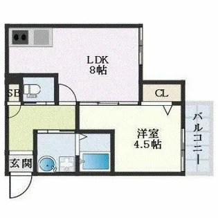 PHOENIX香椎駅前【304号室】の間取り