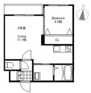 Premiere発寒【1階】の間取り
