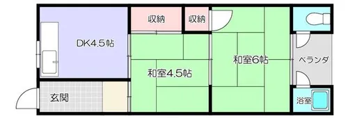 大阪府松原市高見の里2丁目【アパート】の外観