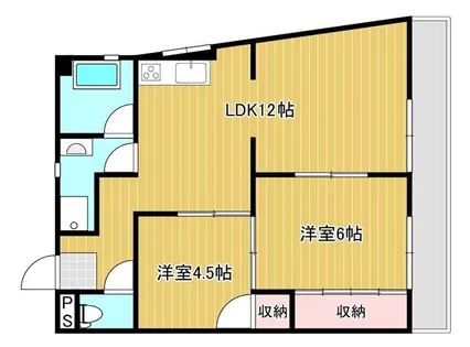 ファーストライフ大手町【5階】の間取り