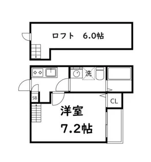 フォレストコート東今里【1階】の間取り