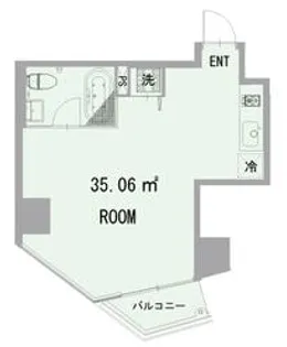 大阪府大阪市浪速区元町1丁目【マンション】の間取り