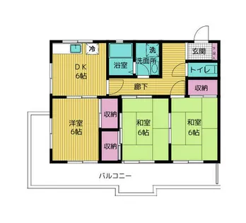 ポートマンションスマイル【1階】の間取り