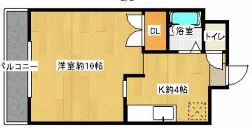 福岡県福岡市城南区荒江1丁目【マンション】の間取り