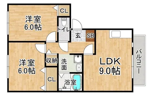兵庫県神戸市垂水区中道3丁目【アパート】の間取り