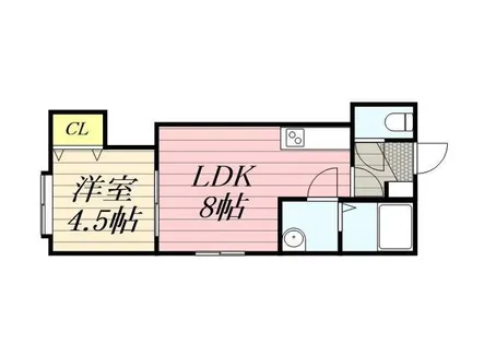 サンハイツ ルナ【0101号室】の間取り