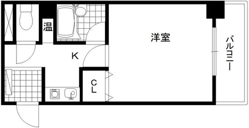 シティライフ服部【204号室】の間取り
