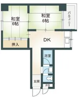 大阪府大阪市港区波除2丁目【マンション】の間取り