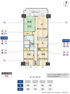 福岡県福岡市城南区鳥飼6丁目【マンション】の間取り