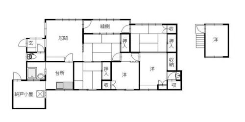 福岡県福岡市早良区小田部3丁目【一戸建】の間取り