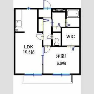 兵庫県加古郡播磨町古田1丁目【アパート】の間取り