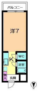 奈良県奈良市秋篠新町【マンション】の間取り