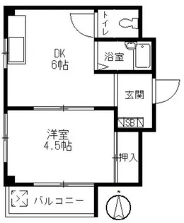 兵庫県神戸市中央区熊内橋通4丁目【マンション】の間取り