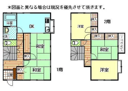 福岡県北九州市小倉南区津田新町1丁目【一戸建】の間取り