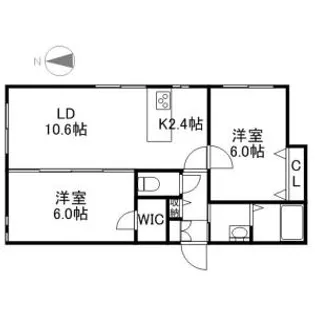 北海道札幌市中央区南十五条西9丁目【マンション】の間取り