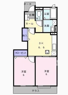 ウィンズサン Ⅰ【1階】の間取り