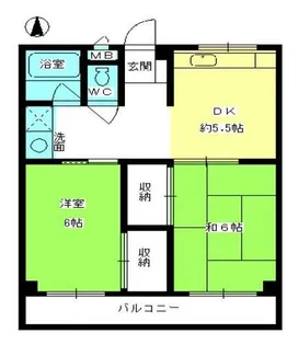 マンションラージ【1階】の間取り