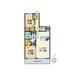 福岡県福岡市早良区賀茂1丁目【マンション】の間取り