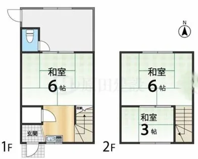 奈良県大和郡山市野垣内町【一戸建】の間取り