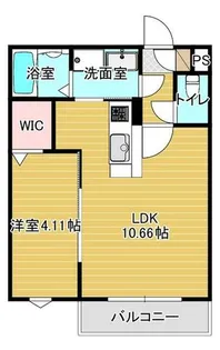パルフェット【103号室】の間取り