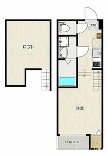 福岡県福岡市西区壱岐団地【アパート】の間取り