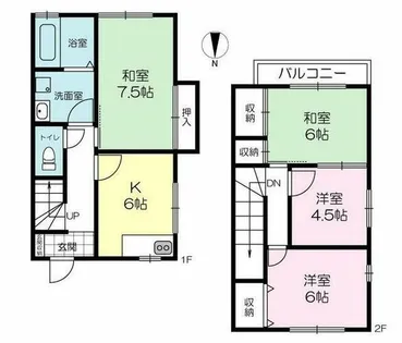 グラス・ハープ【B号室】の間取り