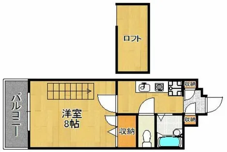 福岡県福岡市城南区西片江2丁目【マンション】の間取り