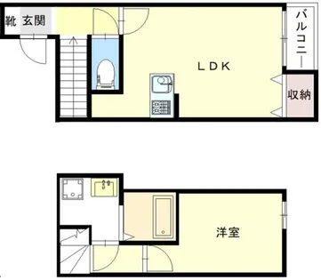 ジェイドコート酉島Ⅱ【202号室】の間取り