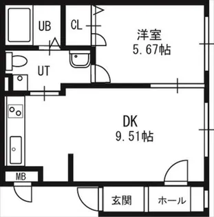 PRESENCE発寒南2【3階】の間取り