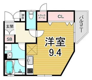 兵庫県神戸市長田区梅ケ香町1丁目【アパート】の間取り