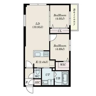 S-RESIDENCE琴似4条【3階】の間取り