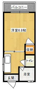 S-Ⅰハイツ【211号室】の間取り