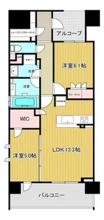 ウェリス西天満【1101号室】の間取り