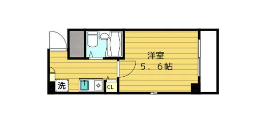 ルミエールシンケⅢ【4階】の間取り