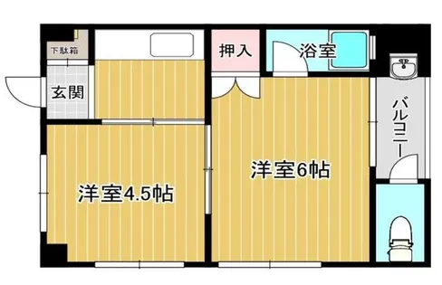 増田第3ハイツ【504号室】の間取り