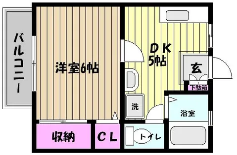 兵庫県神戸市東灘区魚崎西町2丁目【アパート】の間取り