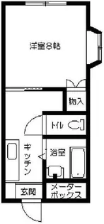 サクセスハイツⅡB棟【1階】の間取り