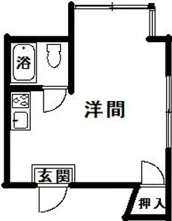 大阪府大東市北条6丁目【マンション】の間取り