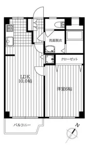 小串ビル【306号室】の間取り