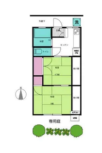 兵庫県丹波篠山市杉【アパート】の間取り