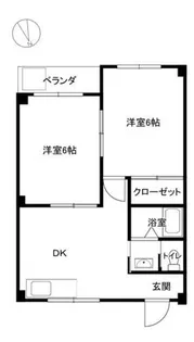 ハイツ廣伸【2階】の間取り