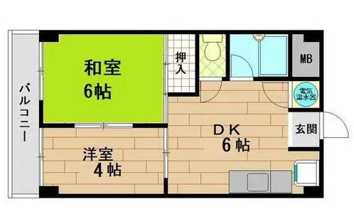 甲南ビル【3階】の間取り